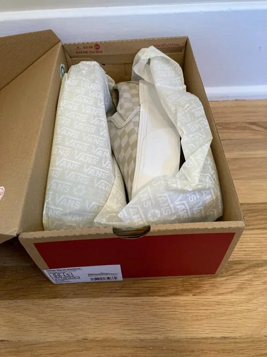 Vans Classic Slip-On Platform Checkerboard Show Size: Women 8/Men 6.5 - Picture 2 of 4